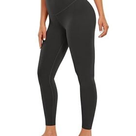 CRZ YOGA Butterluxe High Waisted Lounge Legging 25" - Workout Leggings for Women Buttery Soft Yoga Pants Black Medium