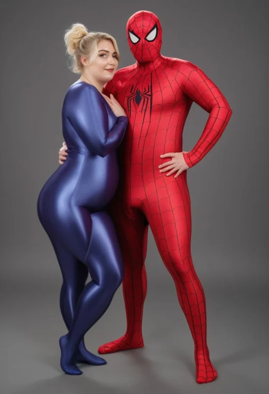 Spandex Costume Couple generated bi AI