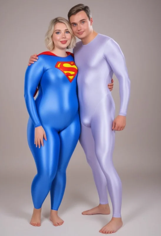 Spandex Costume Couple generated bi AI