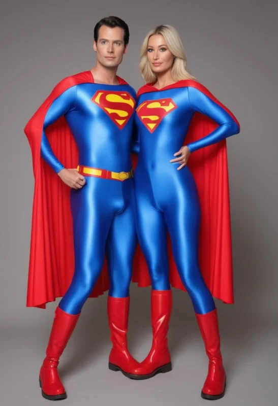 Spandex Costume Couple generated bi AI