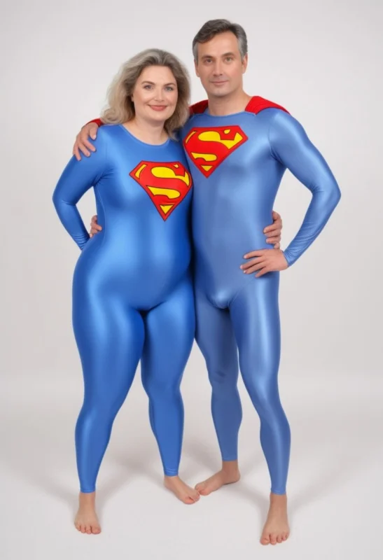 Spandex Costume Couple generated bi AI