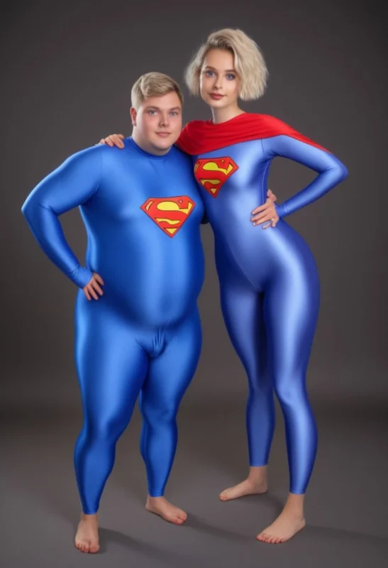 Spandex Costume Couple generated bi AI