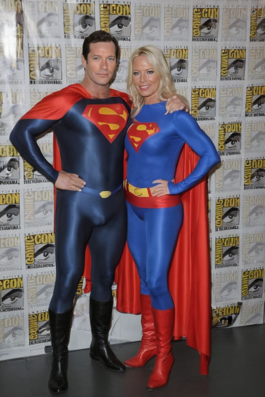 Couple of Superman at Comicon